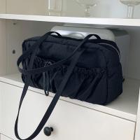 Bolso De Hombro Para Mujer APWIKOGER Pleated Multipropósito Satchel Solido Capacidad Grande Ligero Bolso De Viaje Casual - details 1