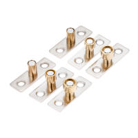 2 Pcs Locador De Puerta De Metal Y Madera Con Cabeza De Cobre Tono 8/10/12mm Diámetro 49*15mm Herramienta Para Puertas Deslizantes Y De Madera - details 11