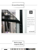 Cortina Magnética Para Puerta 100x210CM Repelente De Mosquitos Y Bugios Cierre Automático Telas Antipolvo Para Ventanas Y Puertas - details 9