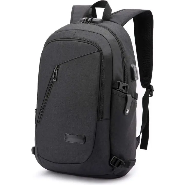 Mochila antirobo para orden portátil, mochila para Viajes de Negocios con Puerto de carga USB with bloqueo - 1
