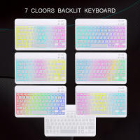 Teclado Y Ratón Bluetooth Retroiluminado Para iPad IOS Android Windows 10 Pulgadas Compatible Con Tablets Y Computadoras - details 5