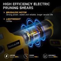 Tijeras De Poda Eléctricas Sin Cable 30mm De Aleación De Aluminio Con Motor Sin Escobillas Para Frutas Y Bonsai Compatible Con Batería Dewalt 20V (no Incluye Batería) - details 2