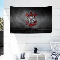 Bandera De Deporte Club Corinthians Paulista 1PC Poliéster Para Exterior Decoración De Habitación Estilo Colgante Sin Personalización - details 4