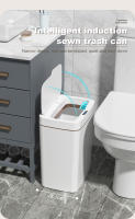 Bandeja De Basura Inteligente Para Baño Y Cocina Con Sensor Automático Recipiente Ecológico De Plástico Resistente Al Agua Para Cocina Y Toilette - details 7
