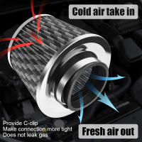 Filtro De Aire Para Coche 3 Pulgadas Kit De Admisión De Alta Fluidez Protector De Motor Universal Accesorios De Auto Mesh Cone 76MM - details 7