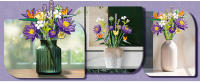 Bloques De Construcción Románticos Violeta 891PCS Juguete Creativo Para Decoración De Escritorio Regalo Para Niños Plantas Eternas De Flores DIY Para Adultos - details 3
