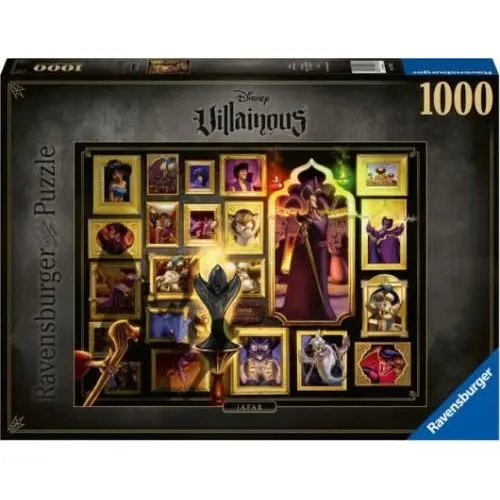 Puzzle Ravensburger Colección Villanos Disney Jafar de Alladin 1000 Piezas, Puzzles para toda la familia - 1