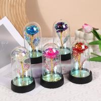 Rosa Artificial De 16CM Con LED Flores Creativas Para Decoración De Hogar Regalos Para San Valentín Día De La Madre Bodas - details 8