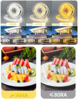 Tira LED COB Regulable 24V 12V 8mm 320LEDs/m Luz Flexible Para Decoración De Habitaciones 3000K 4000K 6000K 1m 5m - details 5
