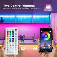 Tira De Luces LED RGB 3535 Control APP Con Remote De 44 Teclas Flexible Bandeja Lámpara Para Decoración De Habitaciones Cadena De Luz SMD No Impermeable Epistar 5V - details 3