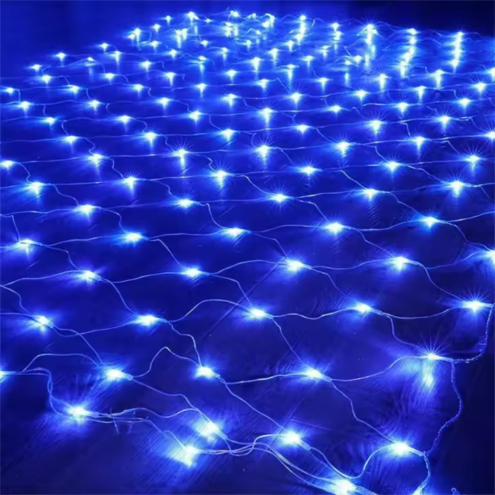 Luz LED De Malla 1.5M/2M/3M Para Decoración De Jardín Boda Y Fiesta Exterior Impermeable Cadena De Luces Navideñas Y Casamiento - 1