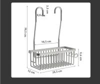 Estante De Ducha De Acero Inoxidable Con Gancho Para Baño Pequeño Instalación En Pared Práctico Y Conveniente - details 0