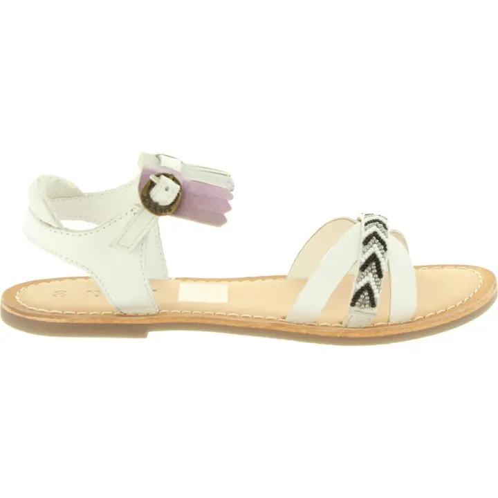 KICKERS 545362-30 DIXIE 3 BLANC Girls Sandals - 1