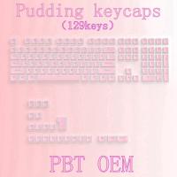 129 Keys Keycaps De Perilla Para Teclado Mecánico Con Intercambio Caliente Material PBT Perilla OEM Para Teclado Mx Transparente Pudding - details 8