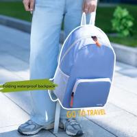 Mochila Plegable Ultraligera Impermeable Para Hombres Y Mujeres Mochila De Viaje Camping Senderismo Tamaño 28.5*19.5*41cm Colores Variados - details 9
