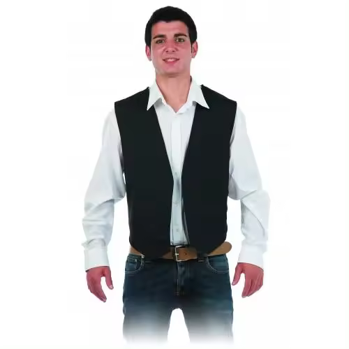 CHALECO NEGRO ADULTO - 1