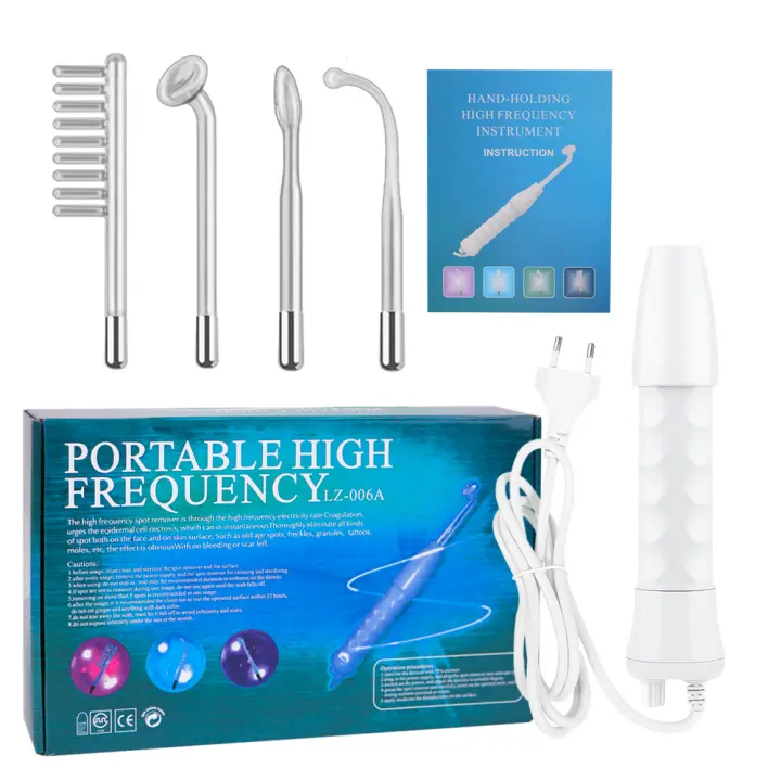 Instrumento de Belleza ultrasónico, electroterapia, ozono de Alta frecuencia, eliminador de acné, instrumento de ozono, fisioterapia, microcorriente, ininstrumento de Belleza facial. - 1