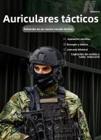 Protector Auditivo Táctico ARM next F10 Con Micrófono Cancelación De Ruido Activa Y Amplificación De Sonido Para Tiro - details 0