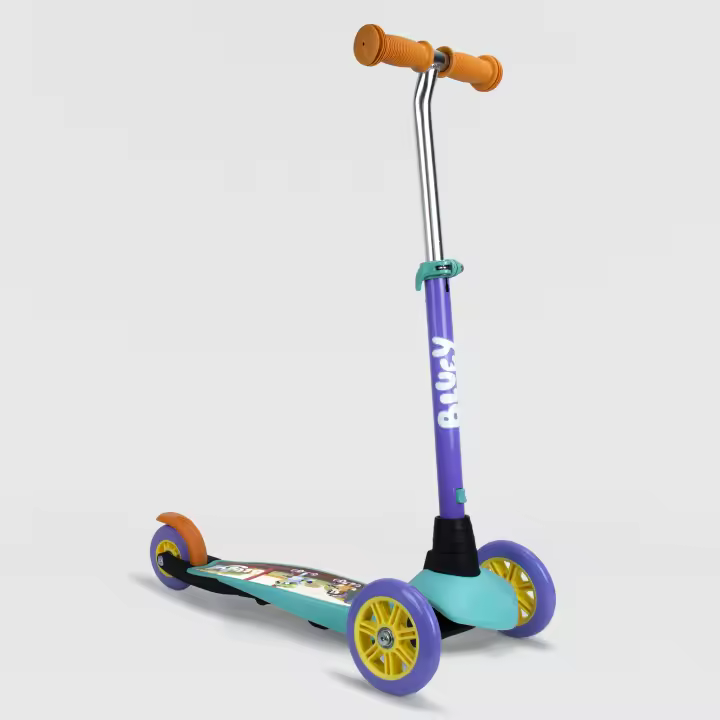Patinete infantil 3 Ruedas Ryder Choose your color Bluey (3434) Scooter 2 ruedas frontales, montaje con un solo click. Ligero, resistente, máxima calidad.+2 años. - 1