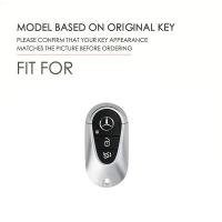 Funda De Llave De Coche Protector De Llave De Fob Para Mercedes Benz S400L S450/S500 MaybachS480 Caja De Llave Con Anillo Portador Material TPU Accesorios De Coche - details 0