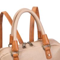 SARA BAGS | Mochila Bolso 2 en 1 para Mujer | Rafia Natural y Polipiel Ecológica | Cremallera Superior + Compartimentos Internos | Asas Cortas y Correas Ajustables | Estilo Mediterráneo | Modelo SXXX240554 - details 5