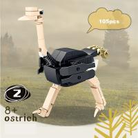 Bloques De Construcción Creativos Figuras De Animales Aves Cerdos Papagayos Gansos Modelos Educativos Cognitivos Para Niños - details 4