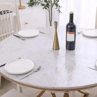 10pcs Fundas Para Mesa Redonda Transparente Impermeable Y Resistente Al Aceite Protector De Mesa Para Comedor Hogar - details 3