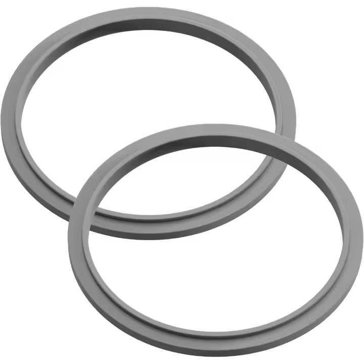 Anillos de sellado de repuesto (paquete de 2), juntas de sellado con borde compatibles con licuadoras de las series 600 y 900 - 1