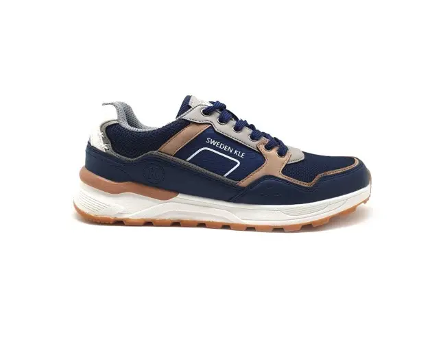 SWEDENKLE SNEAKER HOMBRE CÓMODO Y TRANSPIRABLE FRANKLIN 261502MARINO Swedenkle - 1