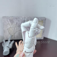 Mano Super Móvil 1:1 Para Dibujar Y Pintura Figura De Acción Simulación Blanco Y Gris Mano Izquierda Y Derecha Modelo De Juguete Para Adultos - details 8