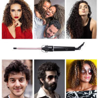 Hatteker 9mm Rizador De Pelo Cerámico pro Con Temperatura Constante Y Turmalina Para Uso En Salón De Belleza Seco Y Húmedo - details 4