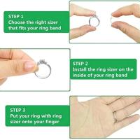 Ajustador De Tamaño De Anillo De Silicona Invisible Transparente Con 8 Tamaños Fijador Tensión Espaciador De Joyería Herramienta De Ajuste - details 4