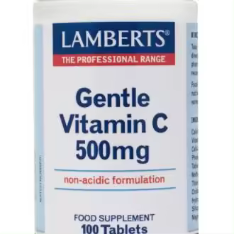 Lamberts Vitamina C 500 mg no Ácida Forma Suave 100 Comprimidos - 1