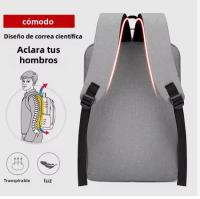 Mochipa De Negocios impermeable para hombre, Morral Escolar with USB de 15,6 pulgadas, para Cargador portátil, de gran capacidad - details 3