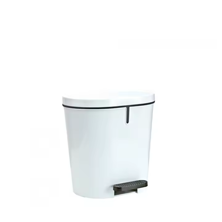 Cubo sanitario pedalbin en forma oval de 8 litros F24190 DENOX – FAMESA - 1