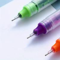 10PCS Bolígrafos De Gel De Alta Calidad Tipo Aguja En Tinta Negra Roja Y Azul Para Escuela Y Oficina Suministros Kawaii - details 3