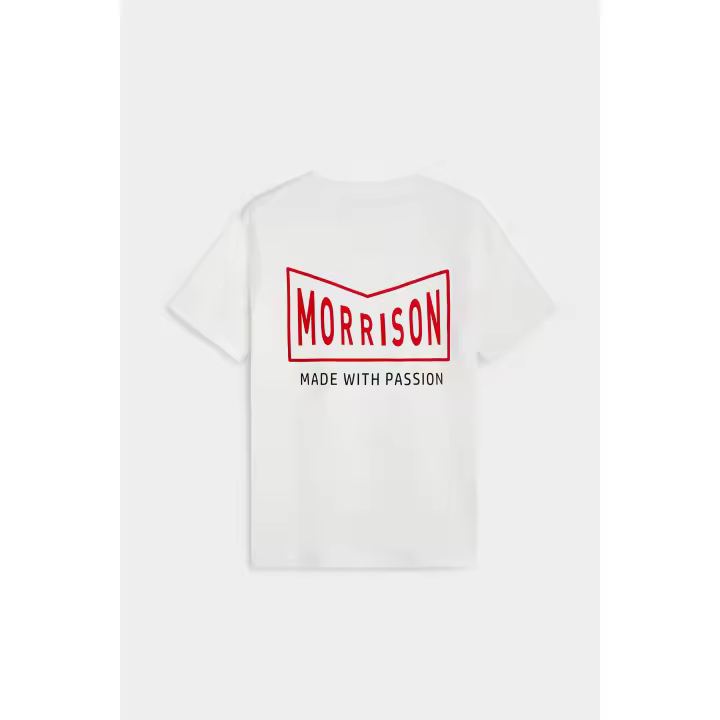 Box White Tee     Camiseta Morrison Hombre y Mujer - 1