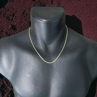 Collar Cordón Salomónico 2.00 mm 50 cm Oro 18 Kilates, con certificado de calidad - details 3