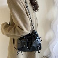 Bolso De Hombro Para Mujer Diseño Pliega Unilateral Cuero PU Bolso De Mano Sencillo Casual Bolso De Buho Pequeño Con Cremallera - details 8