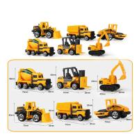 Set De 6 Juguetes De Coche Miniatura De Aleación Para Niños Modelo Clásico De Construcción Simulada Coche De Ingeniería Con Slide Juguetes Educativos Para Regalo - details 6