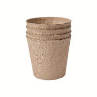 Macetas de turba biodegradables para plántulas de interior, 50 piezas, tazas Para plantar plantas, arrancador de semillas para vegetales o hierbas - details 4