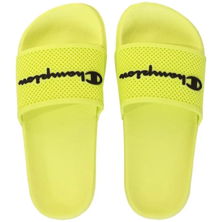 Chanclas marca Champion modelo S31858-Ys012 para kids en color amarillo - 1
