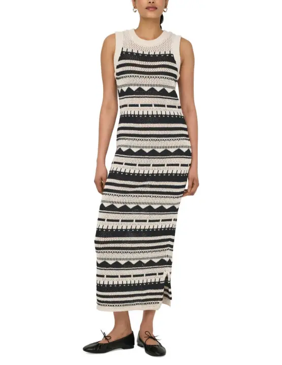Vestido midi Only Merida estampado manga sisa para mujer - 1