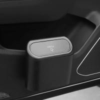 Caja De Basura Para Coche En ABS Negra Con Tapa Y Soporte Universal Caja De Almacenamiento Para Interior Del Coche - details 8