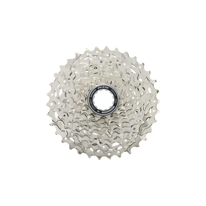 Shimano 105 Cassette de Piñones CS-R7101-12 12 Velocidades 11-12-13-14-15-17-19-21-24-27-30-34D SHIMANO de Ciclismo para Bicicleta - 1