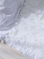 Carpetas Suaves De Pelo Negro Para Sala De Estar Y Dormitorio Alfombra Moderna Para Hogar Decorativa Para Pisos Y Camas - details 4