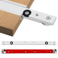 Herramienta De Miter Roja Para Carpintería Con Track T Y Slider Práctico Modificador Metal Miter Barra De Limitación - details 0