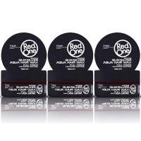 CasaSofia- Red One Cera de brillo Pack de 3 Unidades. RED ONE AQUA CABELLO CERA COMPLETA FUERZA MÁXIMO CONTROL 150ML - details 1