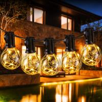 Luces Solares G40 Para Exterior Con 32 Bombillas Inalámbricas De 4.5v Shatterproof Decorativas Para Fiesta En Jardín - details 0