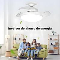 Ventilador De Techo LED Moderno Con Luz Invisibles Hojas De Ventilador E27 Control Remoto Y App 4 Velocidades Ajustables Silencioso - details 18
